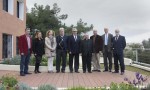  University members of staff with HG Mgr Scicluna on the green roof 15 Feb 2017