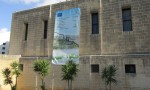  second large format poster outside the Faculty for the Built Environment